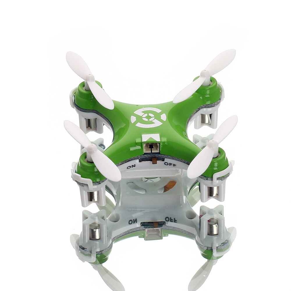 Green Mini RC Drone 2.4G 4CH 6-Axis Quadcopter LED Gyro Toy Aircraft with Remote