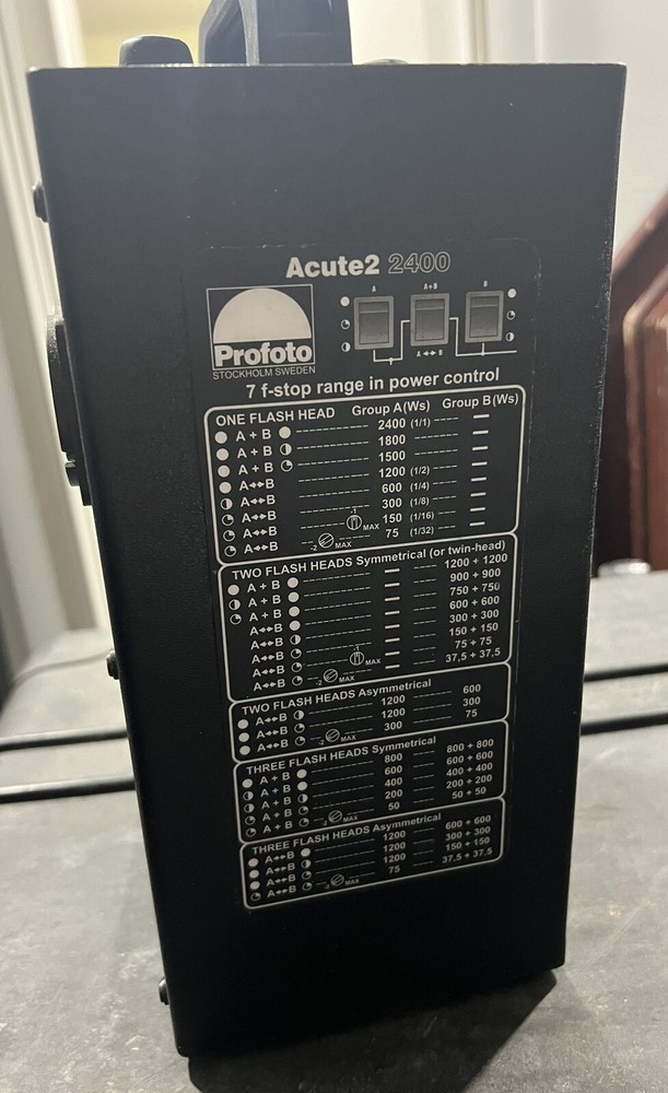 Profoto Acute2R 2400 Generator Power Supply Pack