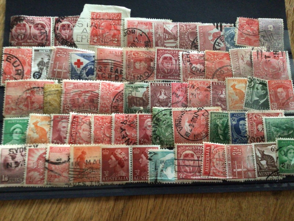 Australia mounted mint & used stamps A12502