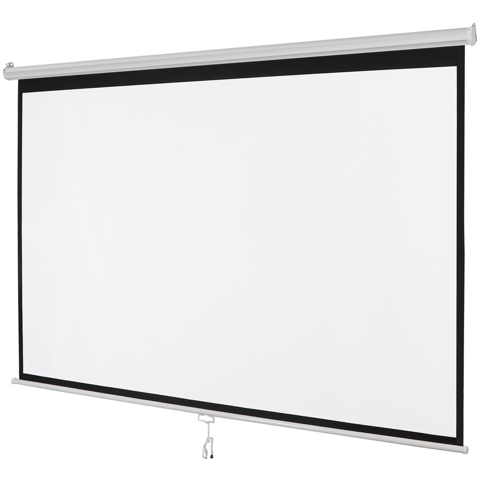 Easy Pull-down 100" Projector Screen 16:10hd Projection Screen Manual Home