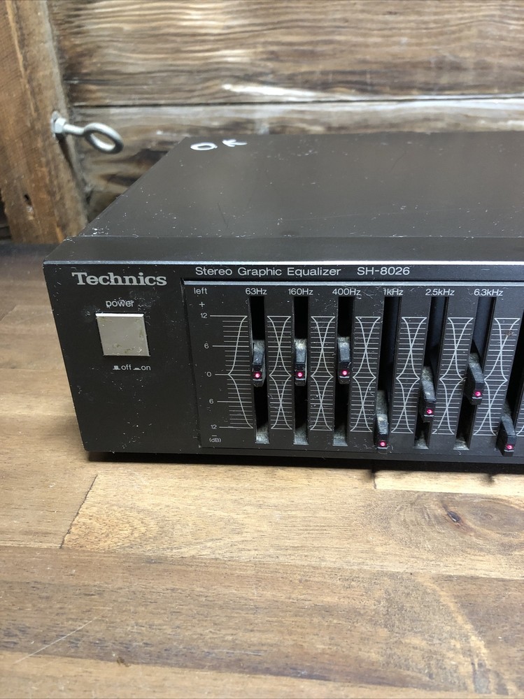 Vintage TECHNICS SH-8026 Stereo Graphic Equalizer