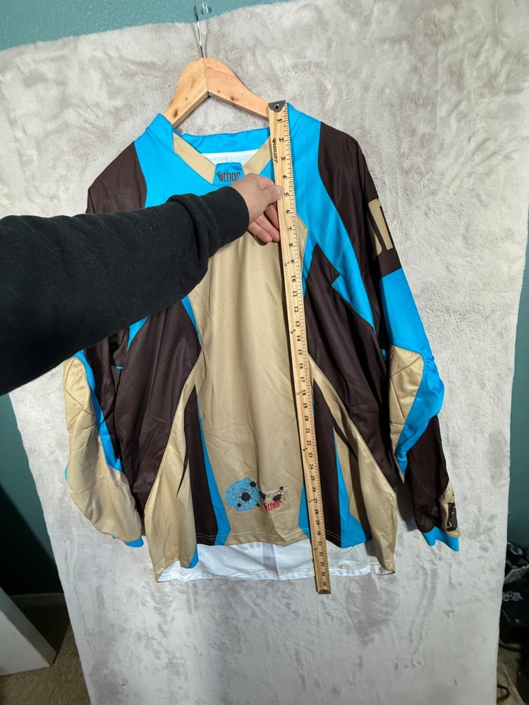 Thor Core Jersey Mens Size XL Blue Brown Tan