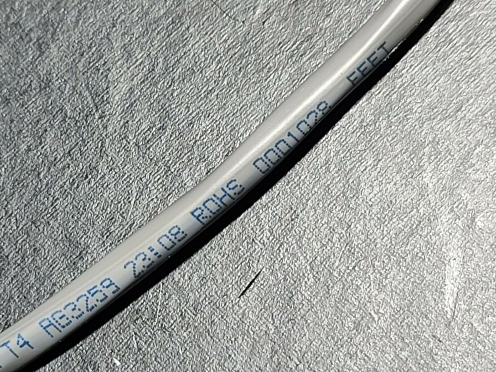 Belden Wire 5201FE 16/3C Shielded Audio/Security/Alarm Cable Riser Gray /50ft