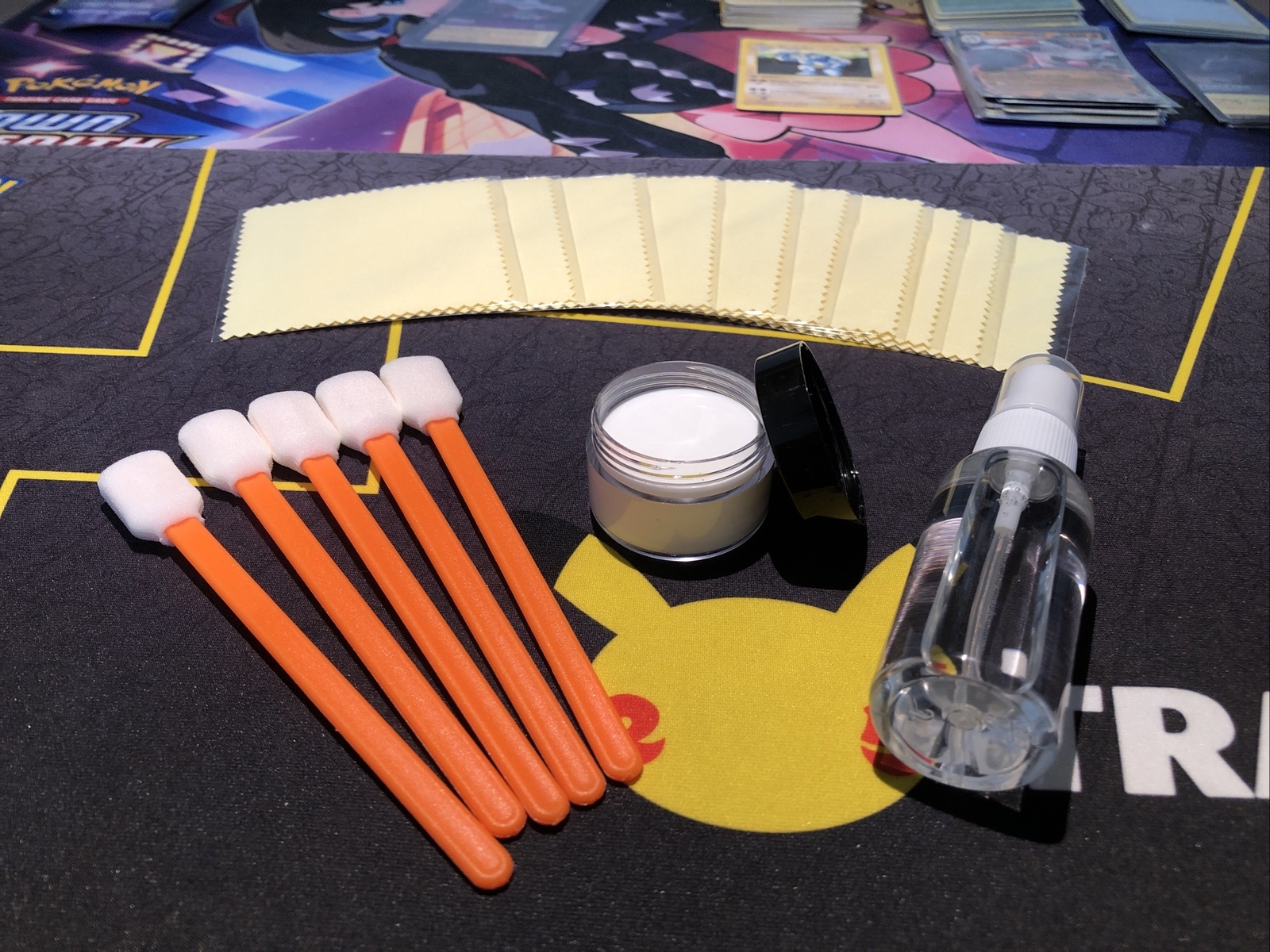 Card Cleaning Kit! Best Value! Extra Supplies! Card Care Kit! Pokémon Yugioh TCG