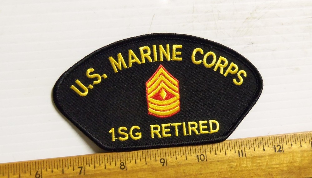 US Marine Corps - 1st SG Retired Embroidered Patch