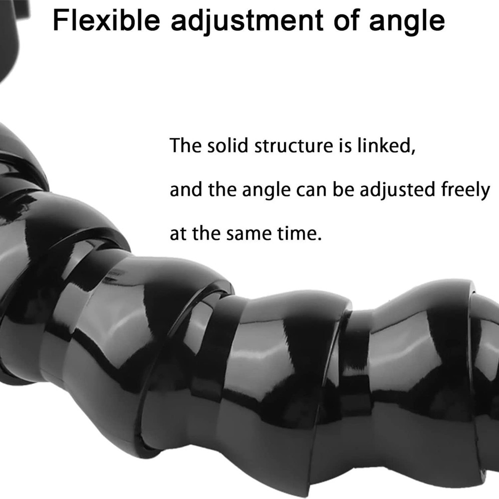 FiTSTILL Jaws Flex Clamp Mount with Adjustable Gooseneck 19 Sections, Black