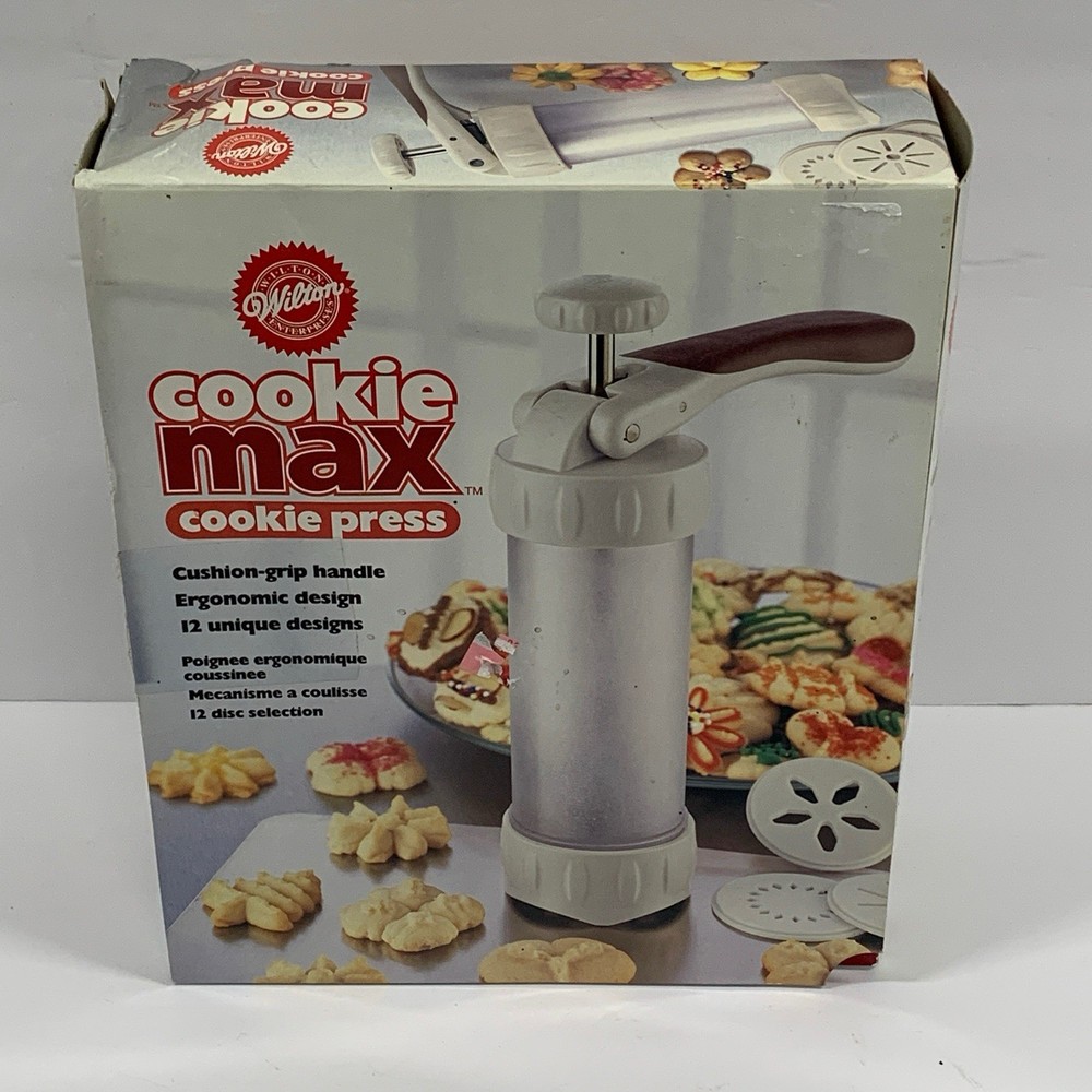 Wilton Cookie Max Cookie Press  - 12 Design Discs