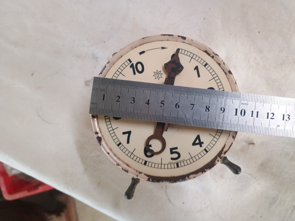 Antique Vintage Junghans Kitchen 10 Minute Timer Clock