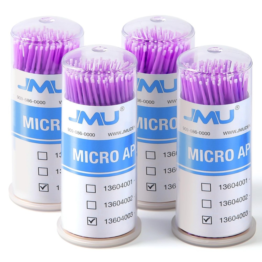 2000pcs Dental Micro Applicators Brushes Superfine, Disposable Microswabs