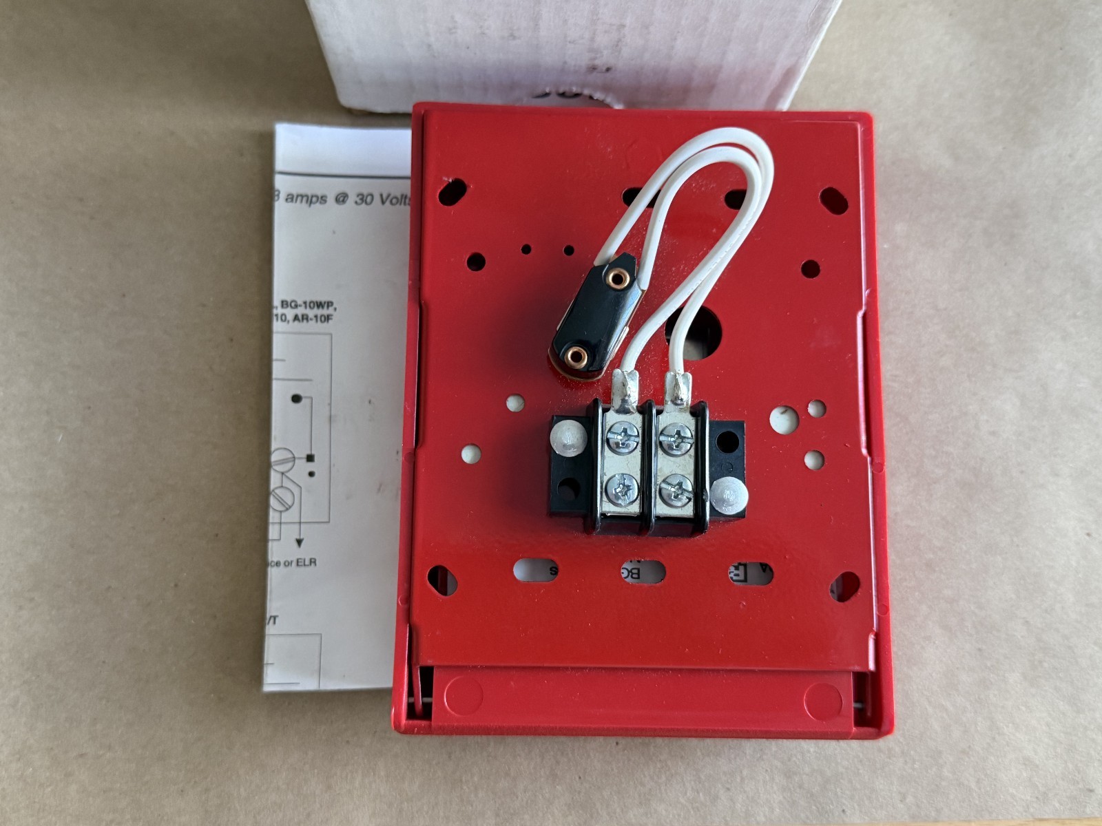 Fire-Lite BG-10 Fire Alarm Pull Station NEW