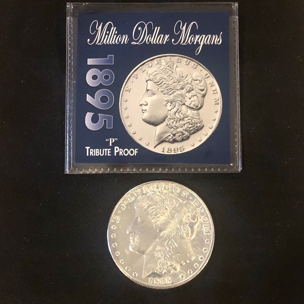 1895-P Million Dollar Silver Plated Tribute Proof