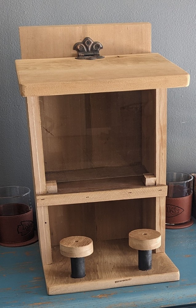 Reclaimed Wood Squirrel Feeder