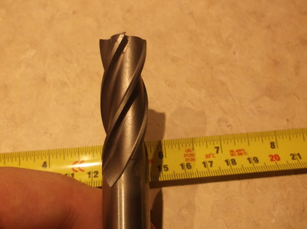 PUTNAM 5/8" 4F SQUARE END HSS ENDMILL