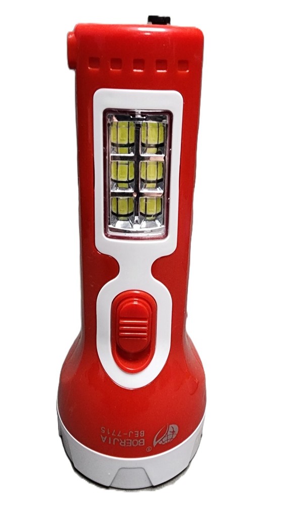 LED Flashlight - Solar & AC Rechargeable - Eco-Friendly