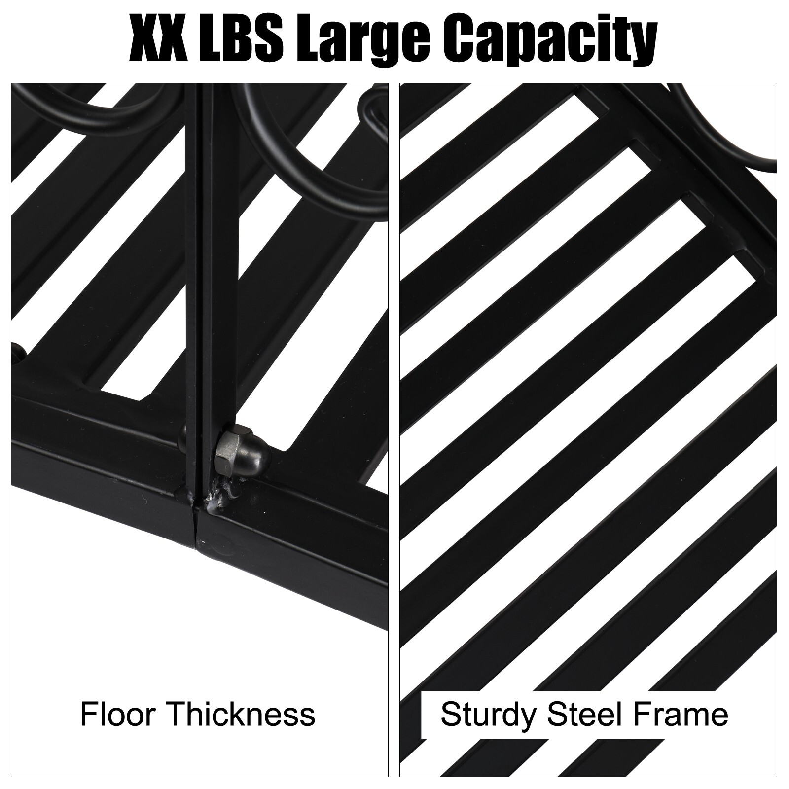 3.9FT Rustic Black Iron Bridge Courtyard Garden W/Bird Pattern Arched Handrails