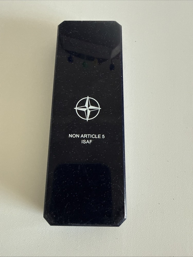 NATO Non Article 5 ISAF Boxed Medal