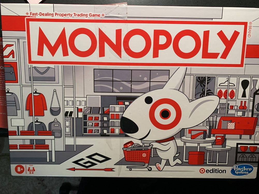 Monopoly Target ITEM CARD Tableware 2021 Game Replacement