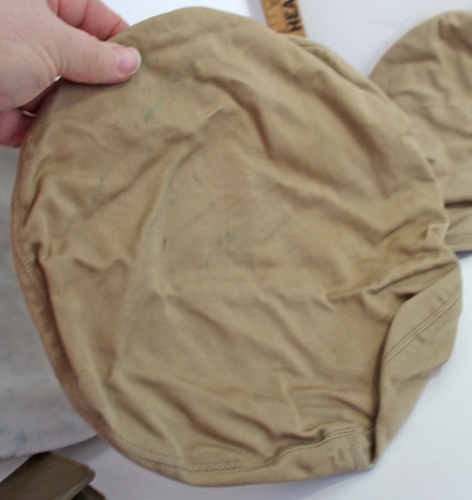 VNTG WWII USN Navy Officer Cap Covers Dog Tag Gloves Socks