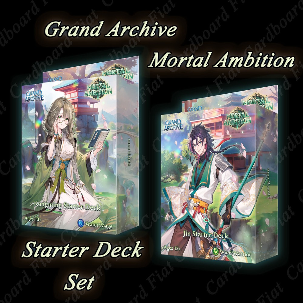 Grand Archive Mortal Ambition Starter Deck Set Kongming & Jin