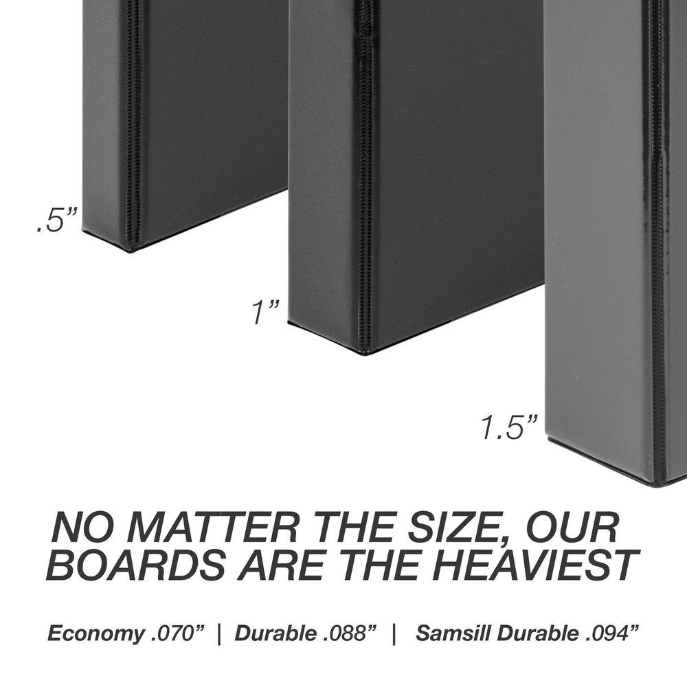 Durable Red 2 Inch 3 Ring Binder with Clear Overlay for Customization 480 Sheets