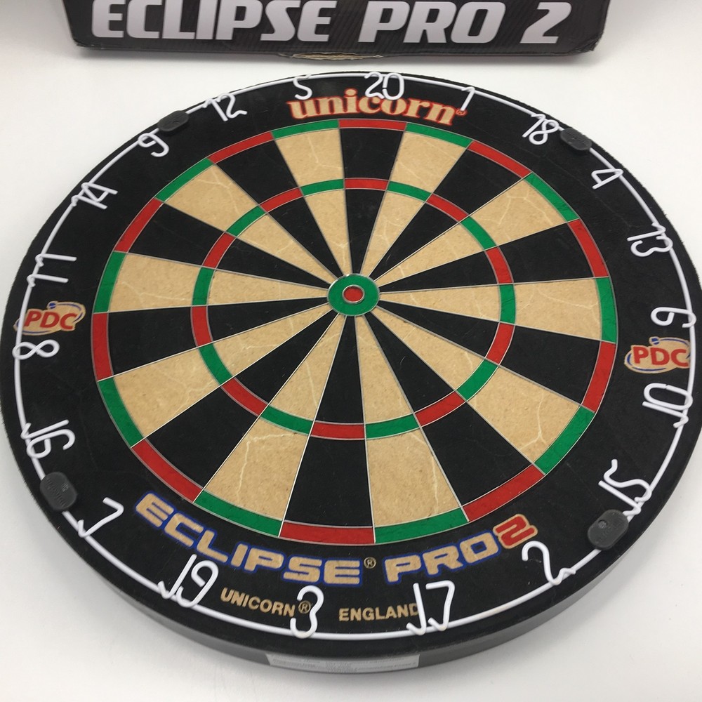 NEW Unicorn Eclipse Pro 2 Dartboard Bristle Dart Board