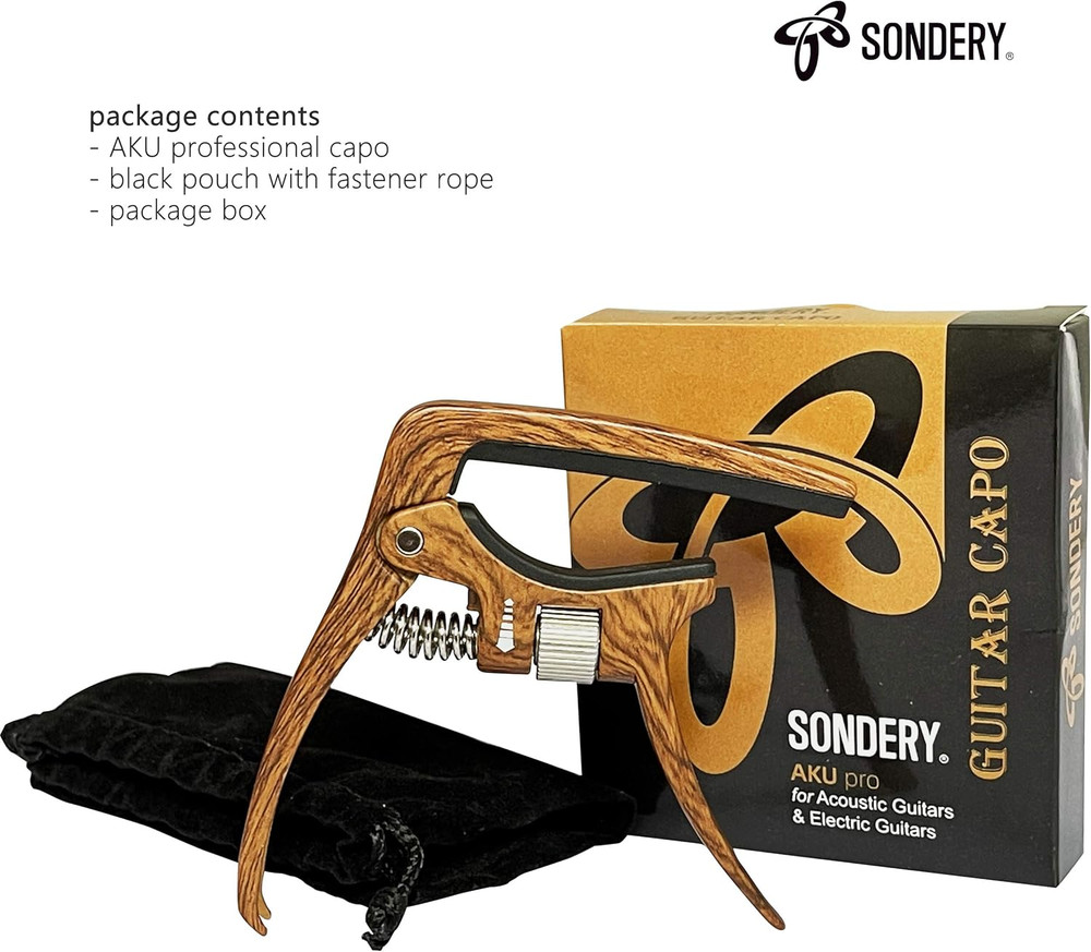 Guitar Capo Trigger Tension Adjustable Professional for 6 Strings Acoustic and E