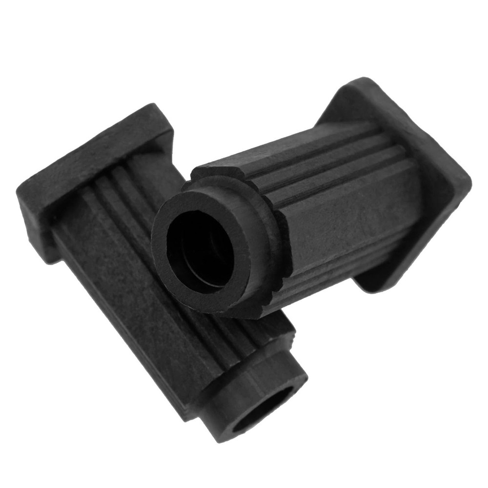 Lovelysp Square Caster Insert Cover Plastic Socket Chair and Black