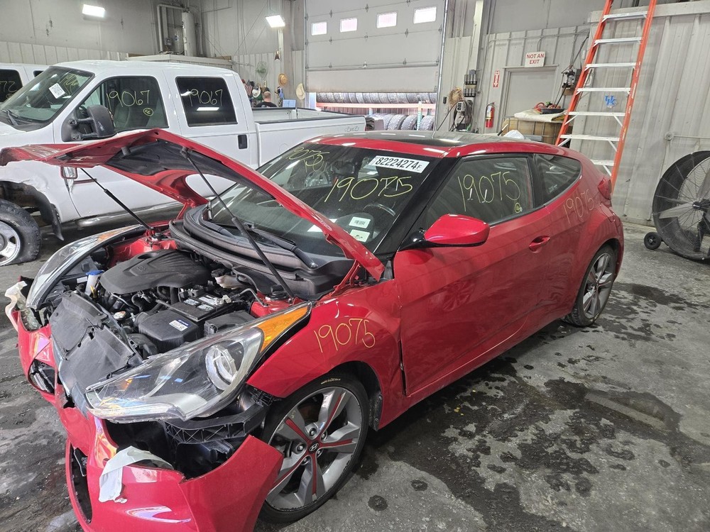 2012-2017 Hyundai Veloster Ignition w/Key keyless ignition Smart Key dash mount