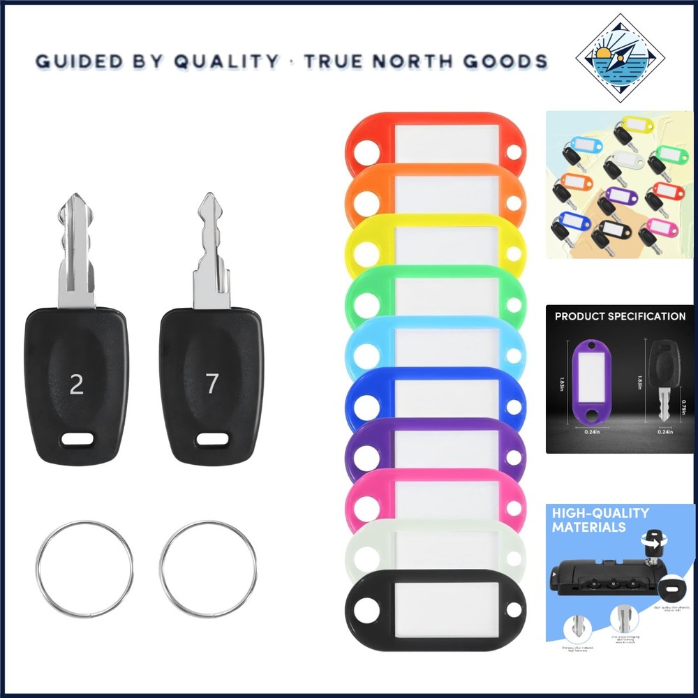 Durable TSA Key Set for Forgotten Combinations, Travel Lock Solutions