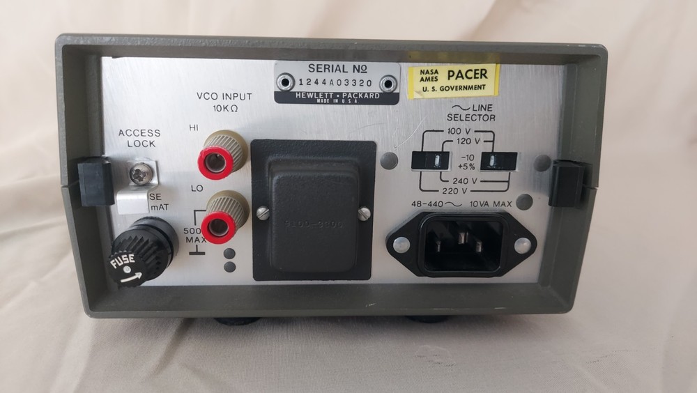 HP Hewlett Packard 3311A Function Generator .1–1Mhz Sine Square Triangle pulse
