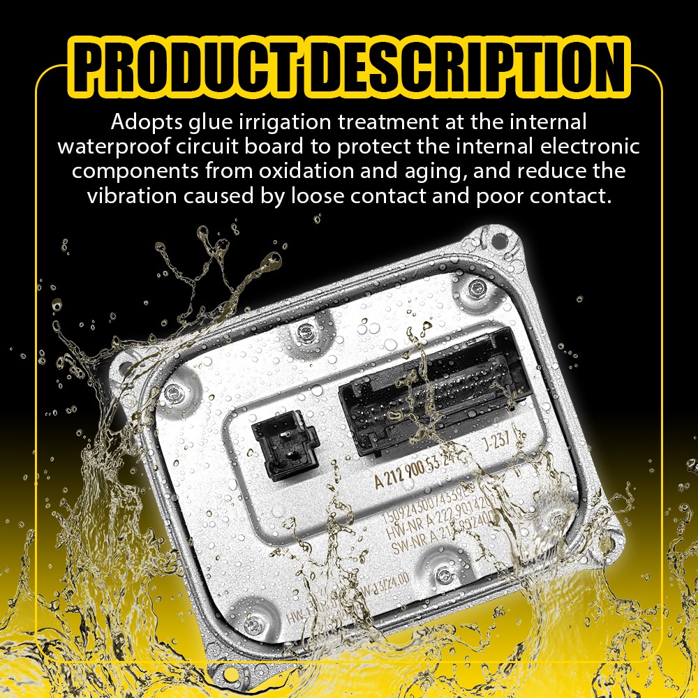 LED Headlight Ballast Control Unit Module For 2014-2016 Mercedes-Benz E-CLASS
