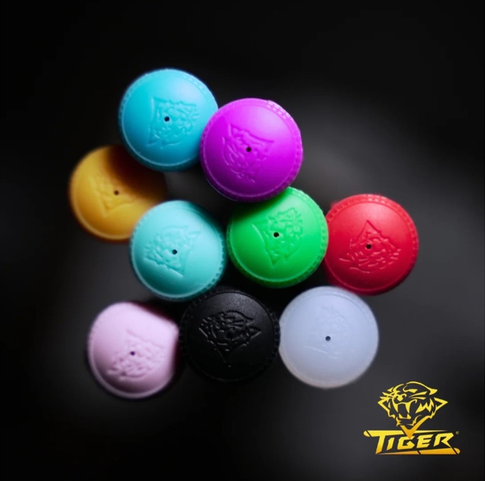 Tiger Tip & Ferrule Protector - 2pk. Ruby Red 9-13.5mm