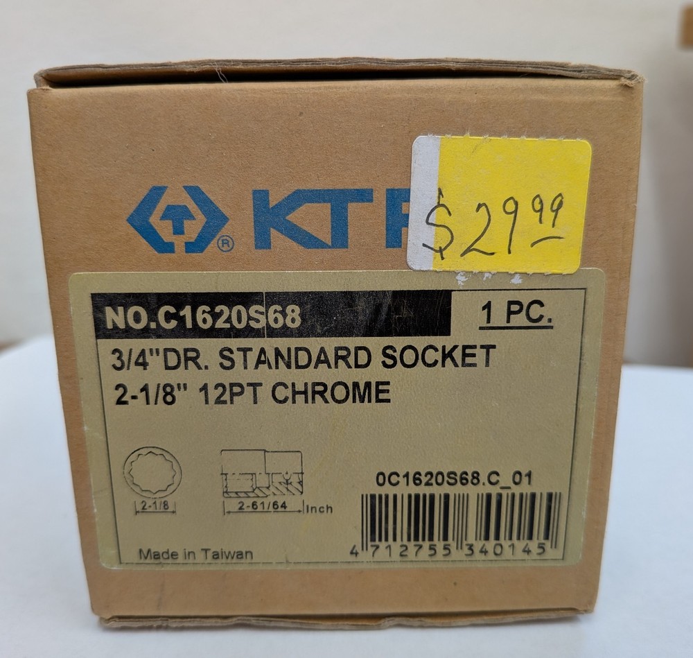 KT PRO 3/4" DR STANDARD SOCKET 12PT