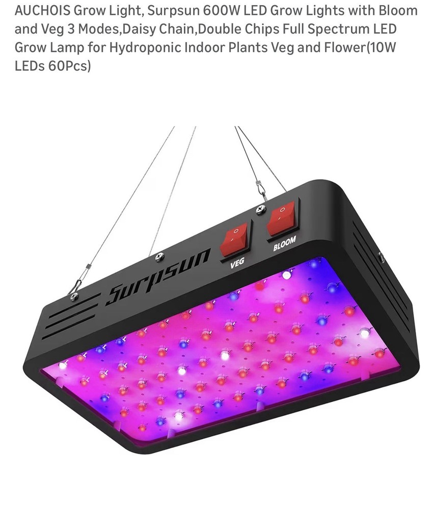 Grow Light 600 Watt
