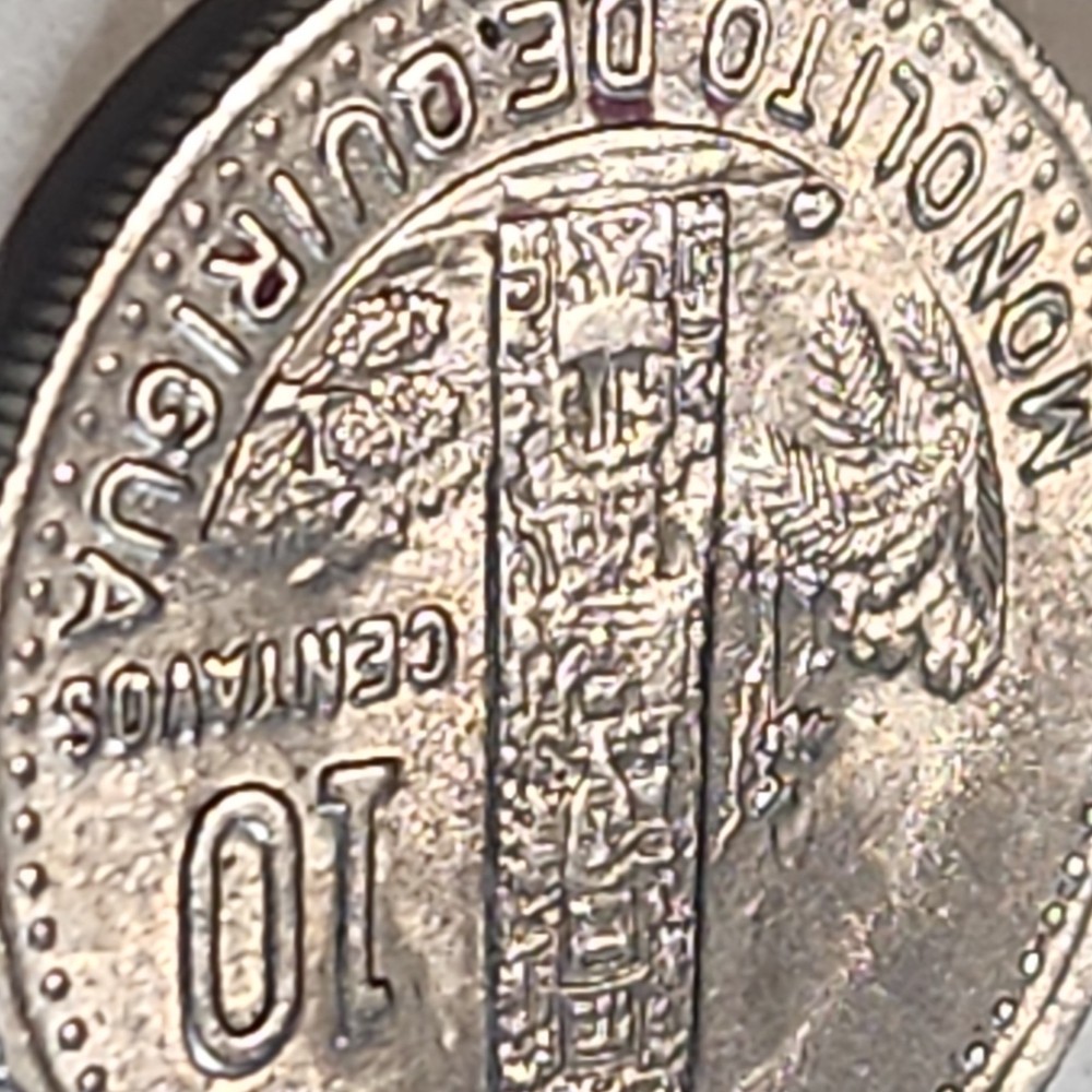 1988 Guatemala 10c MAJOR MULTI-ERROR: "The Panic Bird"