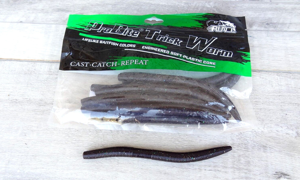 RUNCL Probite Trick Worms Stick Baits 6in (10 Pieces) A1218113-10