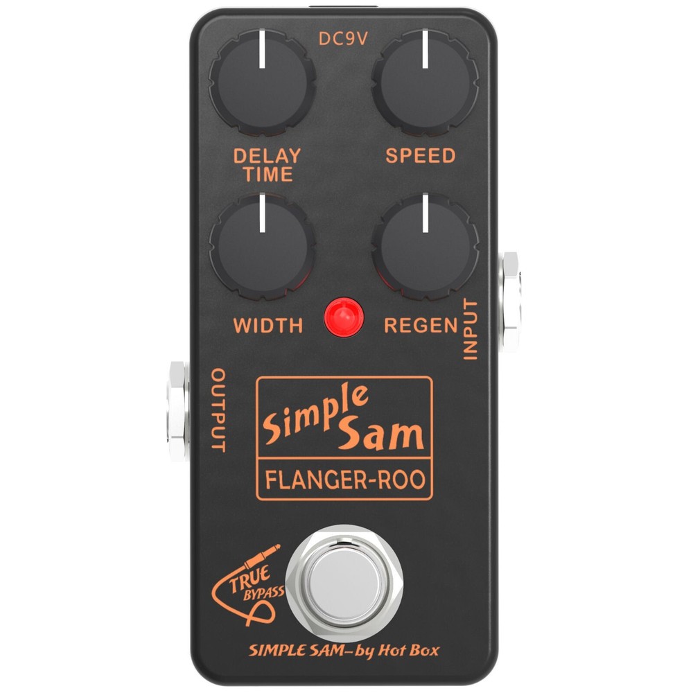 Simple Sam Flanger-Roo Flanger Guitar Effect Pedal True Bypass Astounding Tone C