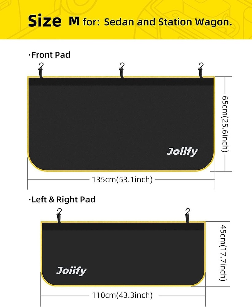 Microfiber Leather Car Fender Protectors, 3 Pcs