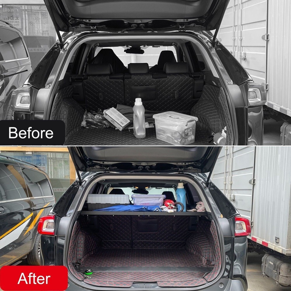 Modular Storage Molle Panel Trunk Shelf For Toyota Rav4 2019-25