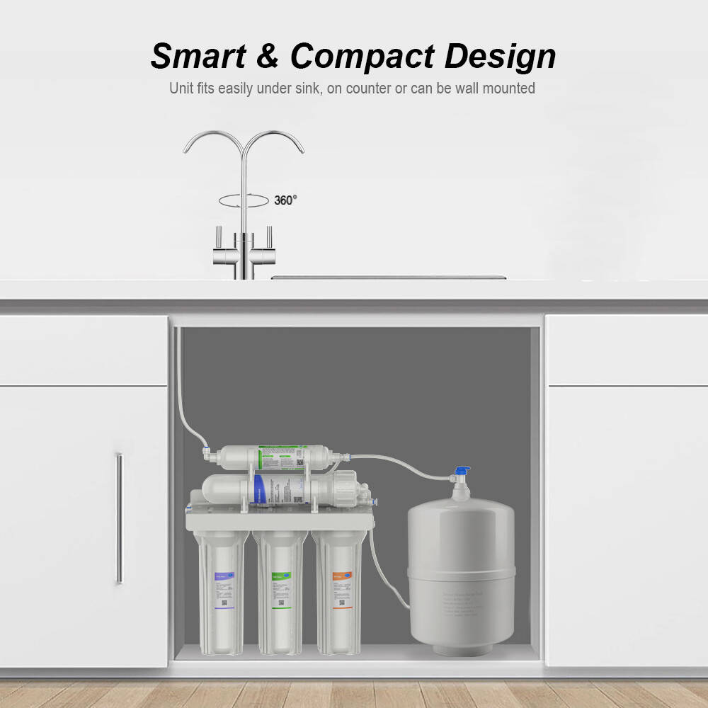 5 Stage Reverse Osmosis System Drinking Water Filtration System Water Purifier