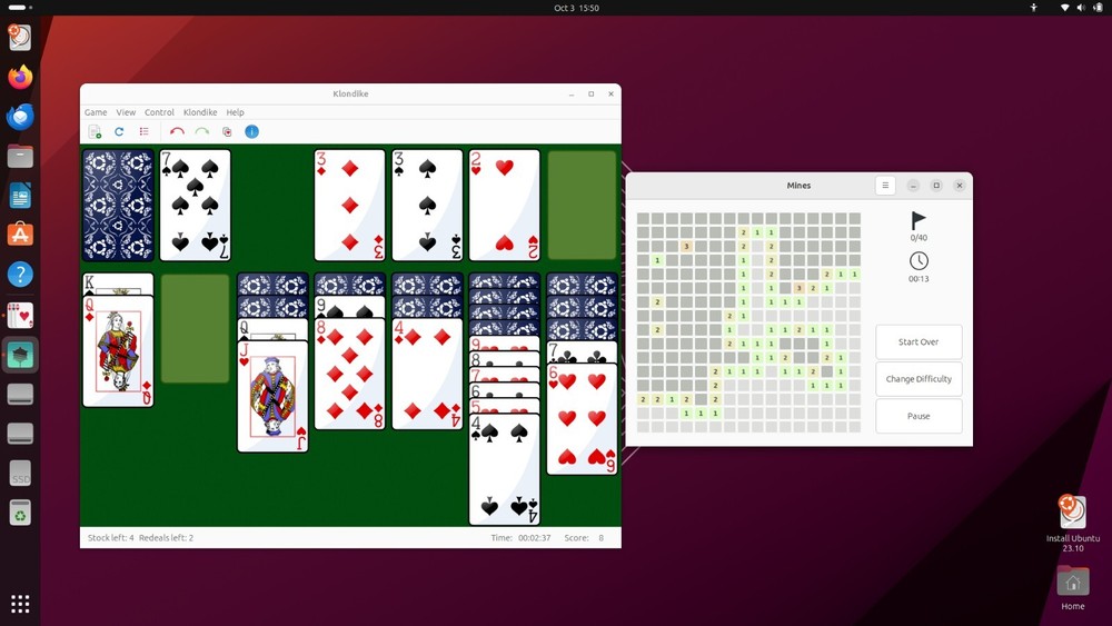 Linux Ubuntu 23.10 - 16 GB BOOTABLE USB