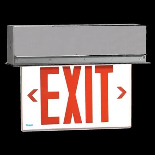 Beghelli OL2 Self Powered Edge Lit LED Exit Sign Please Read