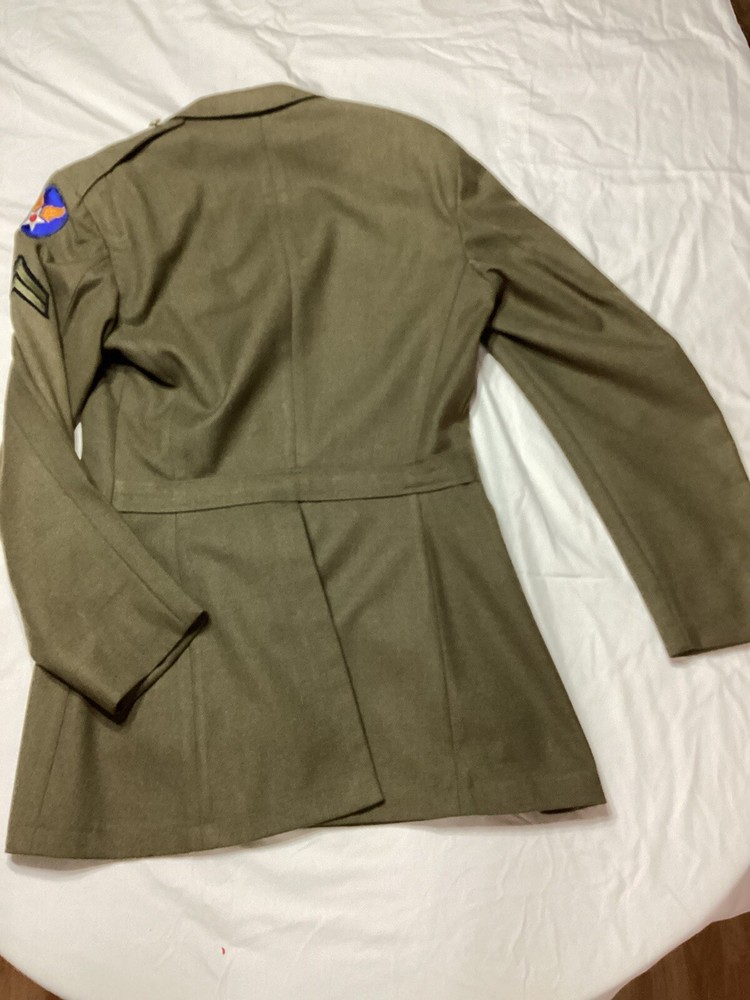 WW2 Uniform Jacket Rank, Ribbons & Patch 38 EXL