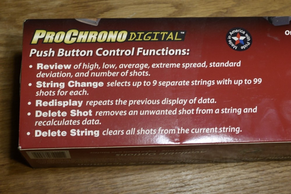 Competition Electronics CEI-3825 Prochrono LTD Chronograph w/Computer Interface