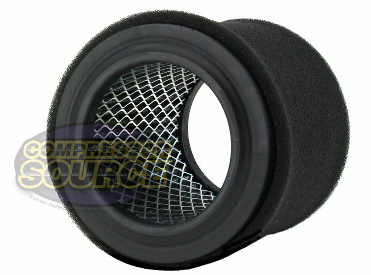 2 Pack Quincy Air Compressor Filter Poly Intake Elements 110377E100 / 110377E904