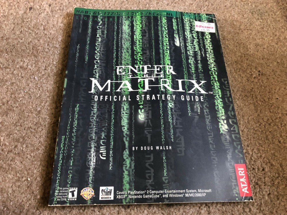 ENTER MATRIX Official video game Strategy Guide -
