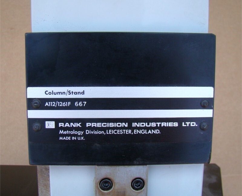 Taylor Hobson Talysurf 10 Surface Roughness Checking Machine w/ Height Column