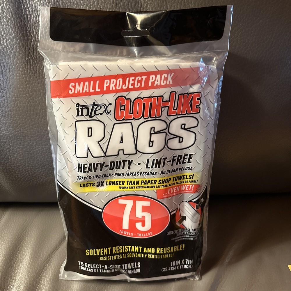 Intex Supply Co 75 CT Cloth-Like Rags