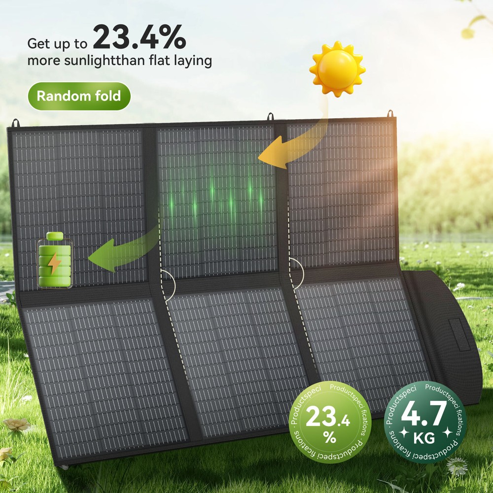 400W Portable Foldable Solar Panel Kit