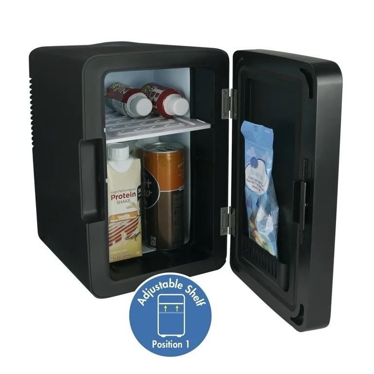 Personal Chiller LED Lighted Mini Fridge